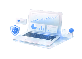Processus d'inscription simplifié affiché sur l'interface de la plateforme Comptaverie pour le trading crypto